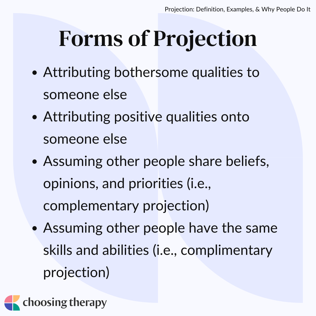 Projection Definition Examples Why People Do It ChoosingTherapy