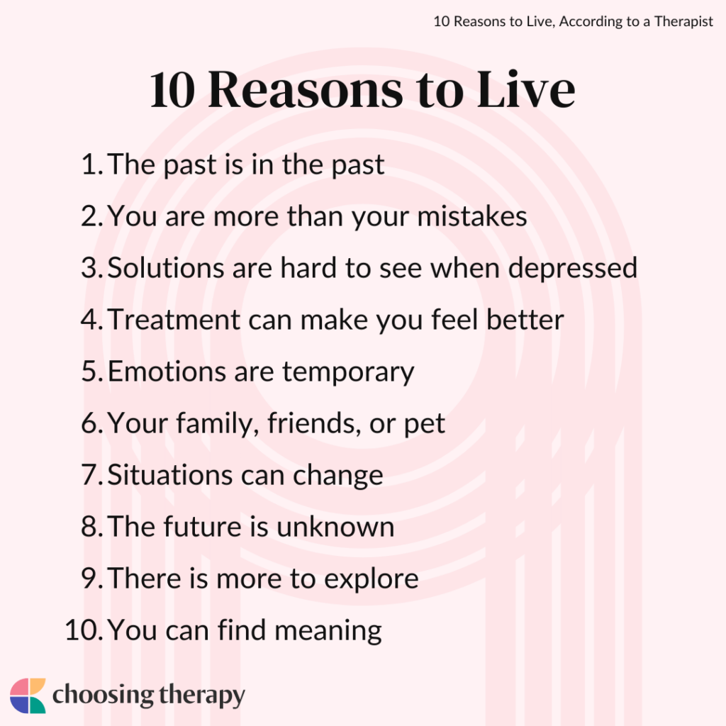 Why Should I Live? Answers From a Therapist