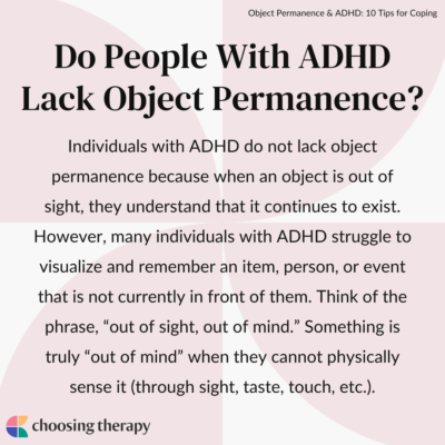 How ADHD Affects Object Permanence