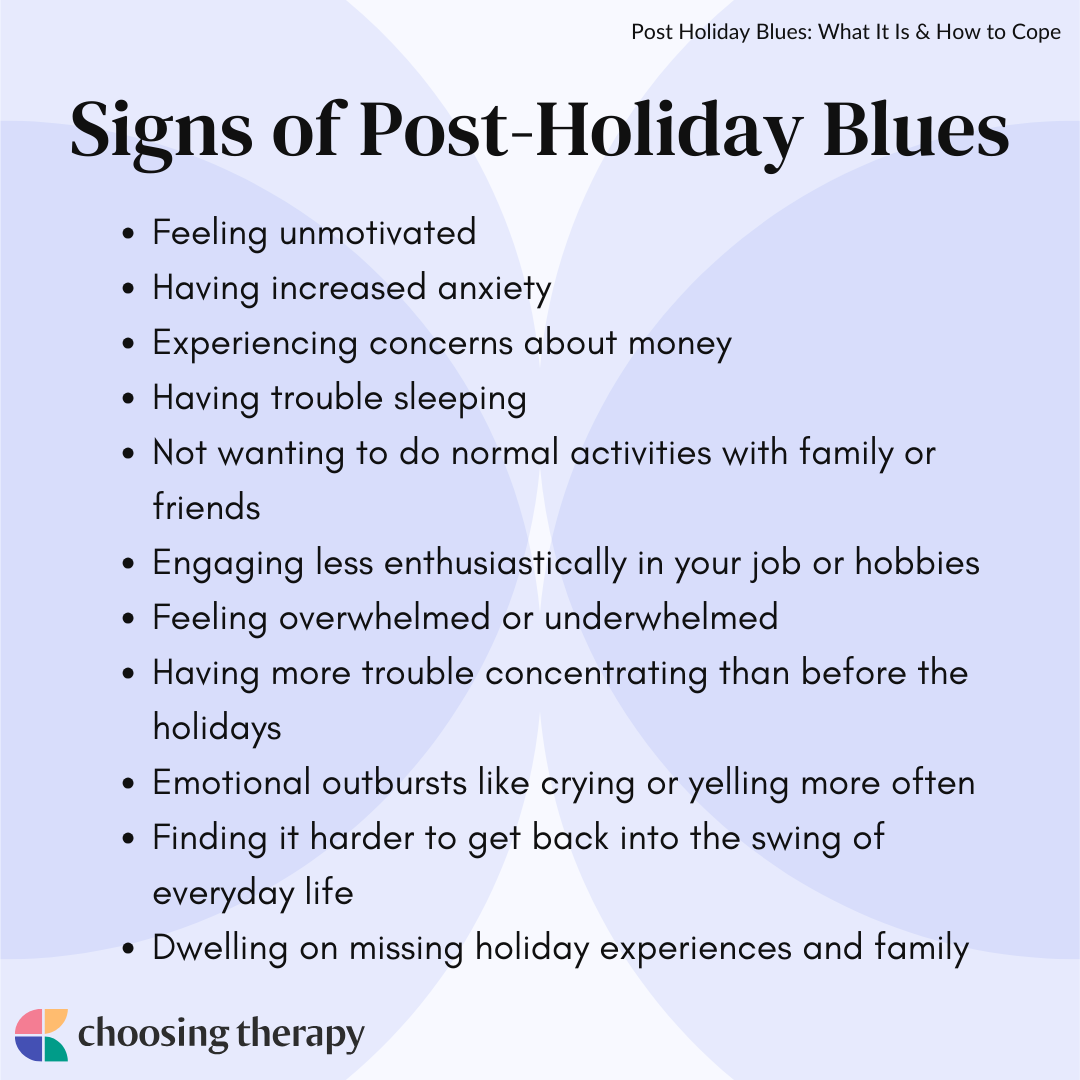 Post-Holiday Blues: Spotting the Signs and How to Cope