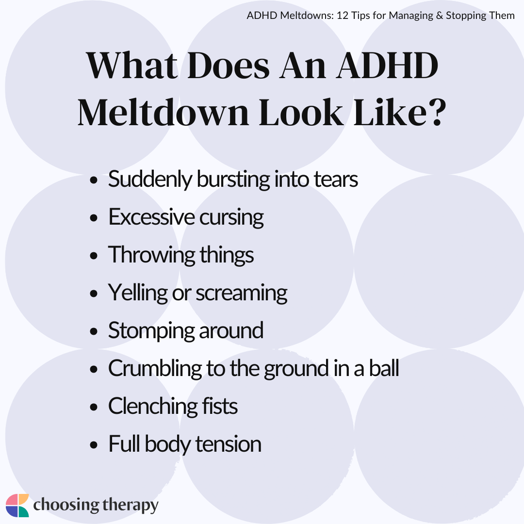 Strategies to Prevent Emotional Meltdown