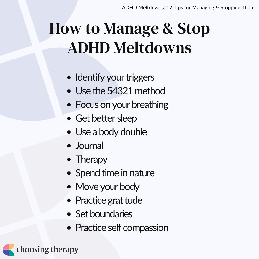 How to Cope With Adult ADHD Meltdowns