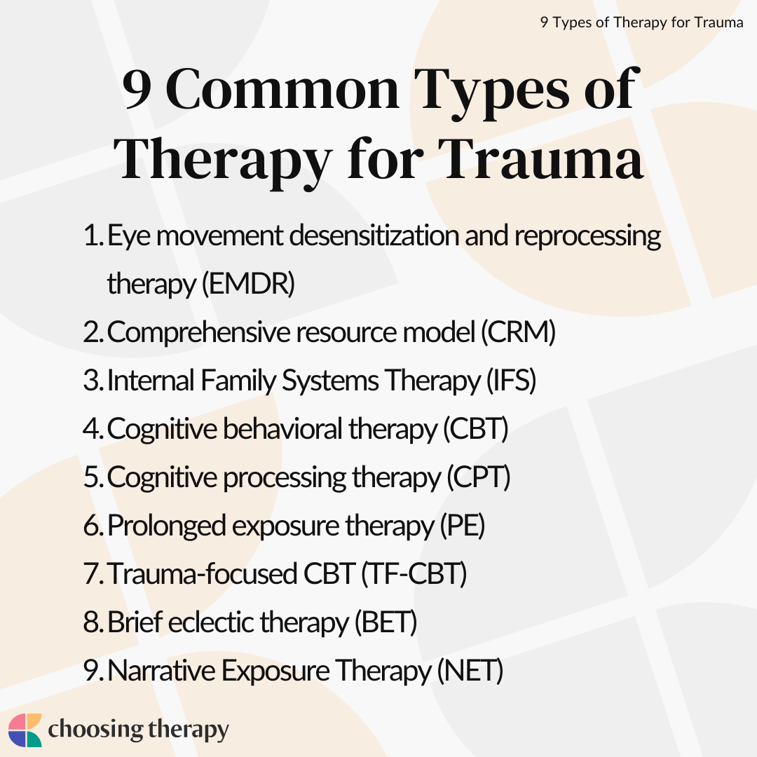 Types of Therapy for Trauma