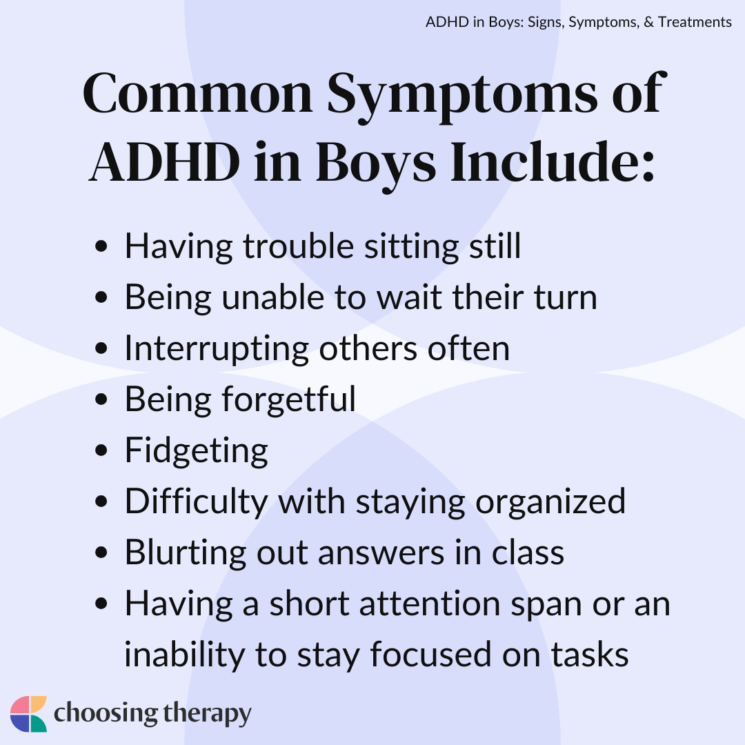 Signs & Symptoms of ADHD in Boys