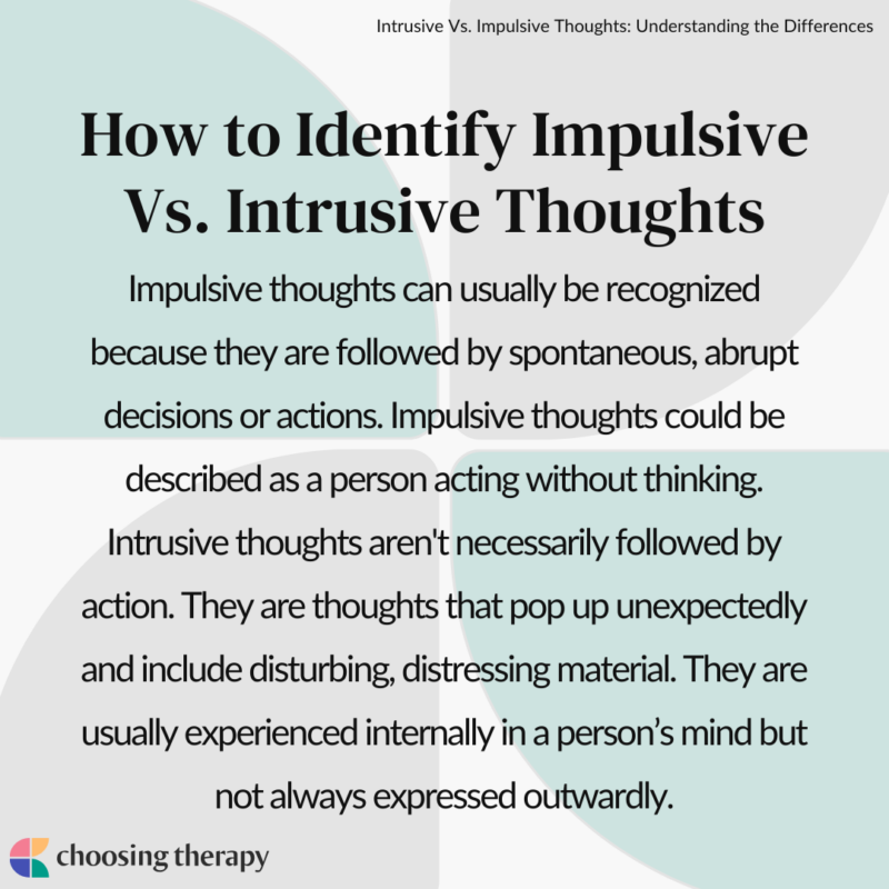 What Is the Difference Between Intrusive Vs. Impulsive Thoughts?